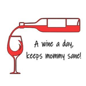 Wine a Day Decal